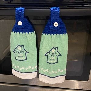 crochet towels handmade with love